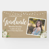 フォトフラワーストリングライツタン卒業 横断幕 (横)