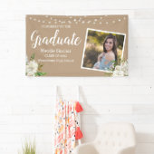 フォトフラワーストリングライト卒業タン 横断幕 (インサイチュ)