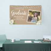 フォトフラワーストリングライト卒業タン 横断幕 (トレードショー)