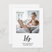 フォトフラワーモダンガール提案カード (正面/裏面)
