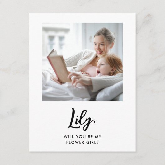 フォトフラワーモダンガール提案カード (正面)