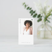 フォトフリーランスナース介護名刺 名刺 (スタンド正面)