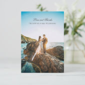 フォトフルシンプルブリード付きサンキューカード サンキューカード (スタンド正面)