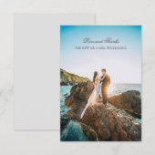 フォトフルシンプルブリード付きサンキューカード サンキューカード (正面/裏面)