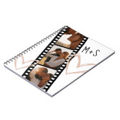 フォトフレンズカップルBFFトレンディー映画ミニマリスト ノートブック (左側)