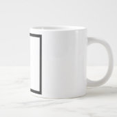 フォトフレームの個人用追加 ジャンボコーヒーマグカップ (右)
