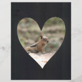 フォトフレームの追加ハート（黒） (裏面)