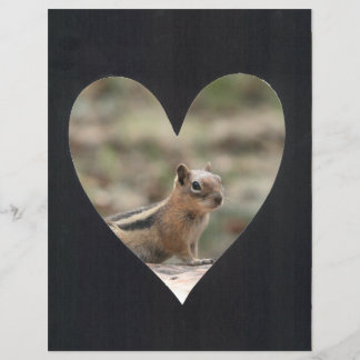 フォトフレームの追加ハート（黒）