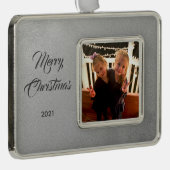 フォトフレームエレガントオーナメント シルバープレートフレームオーナメント (右)