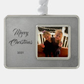 フォトフレームエレガントオーナメント シルバープレートフレームオーナメント (正面)