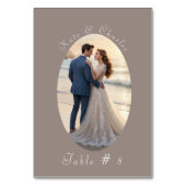 フォトフレームエレガントQrコードテーブルカード テーブルナンバー (裏面)