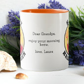 フォトフレームパーソナライズされたハッピーハローウィン ツートーンマグカップ