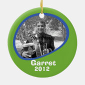 フォトフレーム付きTRUMPET セラミックオーナメント (裏面)