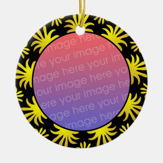 フォトフレーム011 セラミックオーナメント (正面)