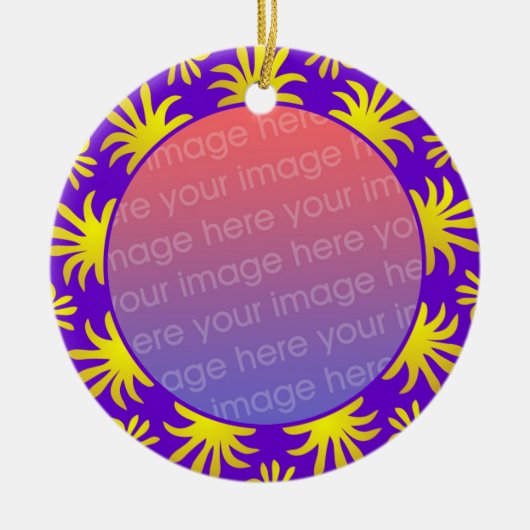 フォトフレーム012 セラミックオーナメント (正面)