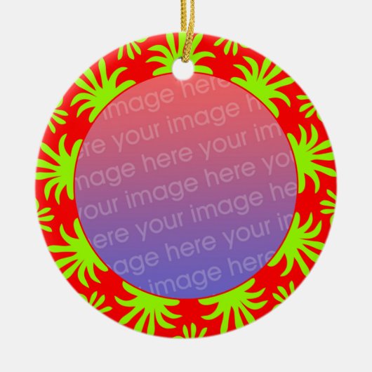 フォトフレーム08 セラミックオーナメント (正面)