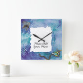 フォトフレーム2壁時計 スクエア壁時計 (ホーム)