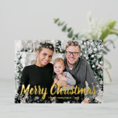 フォトフレーム ゴールド 箔シーズンカード (立ち正面)