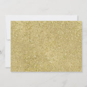 フォトフローラバニー顔1st誕生日招待状 招待状 (裏面)