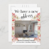 フォトフローラ新しいホームアドレス、 案内ポストカード (正面/裏面)