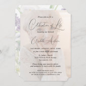 フォトフローラ葬儀お祝いの生活 招待状 (正面/裏面)