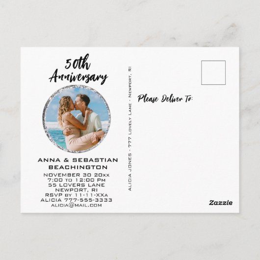 *~*フォトフワフワ愛鳥AP54周年記念 ポストカード (裏面)