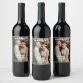 フォトフード&飲料ラベルセットを追加 ワインラベル (ボトル)