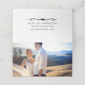 フォトフ結婚ォールドエスコート座席表 プレイスカード (外部開封)