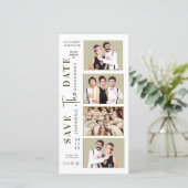 フォトブおもしろいースストリップ口ひげカップル セーブザデート (スタンド正面)