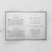 フォトブックパーソナライズされたをテーマにした結婚式招待状 招待状 (内部)