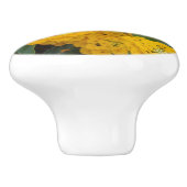 フォトブライトイエローランタナの花 セラミックノブ (側面)