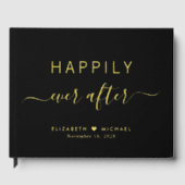 フォトブラックの後ずっと幸せ結婚に ゲストブック (正面)