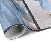 フォトブラックパーソナライズされたラッピング紙 ラッピングペーパー (ロールコーナー)