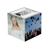 フォトブラックモダンシルバーの大学院 フォトキューブ (裏面アングル)