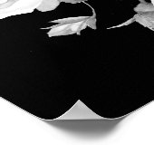 フォトブラック愛するメモリのウェルカムサイン ポスター (角)