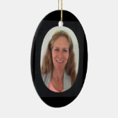 フォトブラック楕円フレームの追加 セラミックオーナメント (右)
