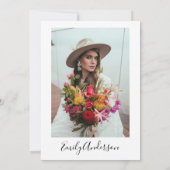 フォトブランチ&バブリーブライダルシャワーユーカリ 招待状 (裏面)