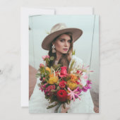 フォトブランチ&バブリーブライダルシャワーユーカリ 招待状 (裏面)