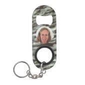 フォトブリザード円フレームを追加 キーホルダー栓抜き (正面)