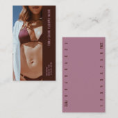 フォトブルゴーニュビキニバリスタダブルナンバーコーヒー ロイヤリティカード (正面/裏面)