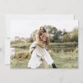 フォトブルゴーニュ金ゴールドアゲートマーブル結婚ズ 招待状 (裏面)