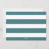 フォトブルーとホワイトメリークリスマス シーズンカード (裏面)