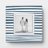 フォトブルーのストライプ フォトプラーク (正面)