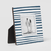 フォトブルーのストライプ フォトプラーク (正面)