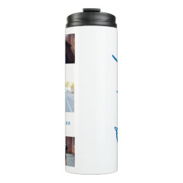 フォトブルーの卒業スクリプモダントエレガント タンブラー