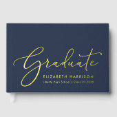 フォトブルーエレガントの卒業式パーティー ゲストブック (正面)