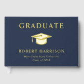 フォトブルーエレガントの卒業式パーティー ゲストブック (正面)