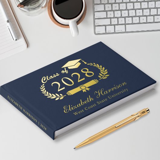 フォトブルーエレガントの卒業式パーティー ゲストブック