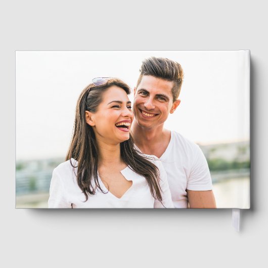 フォトブルーエレガントズの後ずっと幸せ結婚に ゲストブック (裏面)