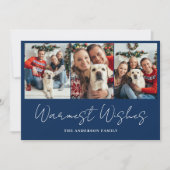 フォトブルークリスマス シーズンカード (正面)